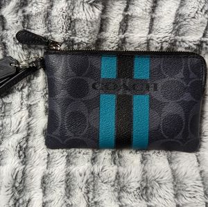 COACH WRISTLET BLACK/BLUE EXCELLENT CONDITION